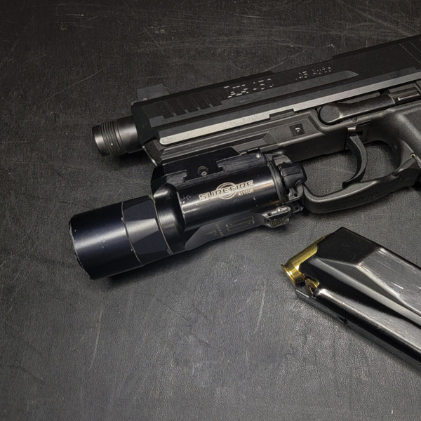 HK45C Surefire Rail Kit made by Total Innovative Tactical Solutions helps you fit your Surefire X300 light to your HK 45C.