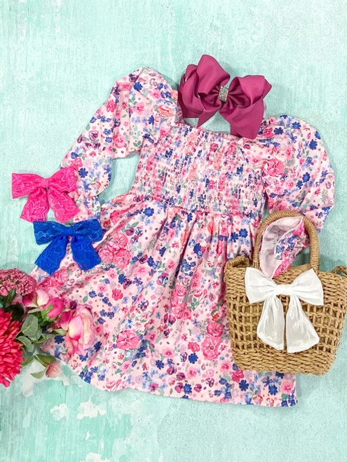 Pink Perfection Floral Dress