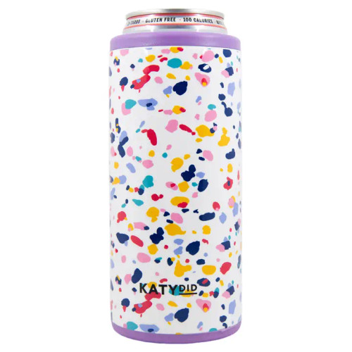 Confetti Print Beer Can Holder