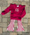 Fall babe embroidered maroon ruffle sweatshirt