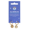 Gold Toned All Seeing Eye Earrings