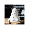 Ceramic Ghost Tealight and Incense Cone Holder