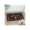 Black Mushroom Welcome Doormat