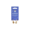 Gold Toned All Seeing Eye Earrings