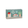 Set of 4 Mini Mushroom Plant Pot Pals