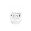 Blood Of My Enemies Stemless Wine Glass