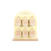 Set of 24 Mini Hanging Daisy Signs on Display