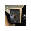 Out Of This World Tiger's Eye Crystal Moon Greeting Card