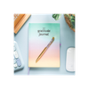 Multicoloured Gratitude Journal with Amethyst Pen
