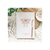 Luna Moth Daily Reflection Journal and Clear Quartz Crystal Pen