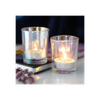 Iridescent Sun and Moon Votive Candle Holders