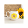 Hello Sunshine Rounded Mug with 3D Sunflower