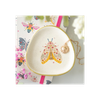 Floral Moth Trinket Dish