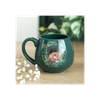 Green Sleeping Fox Rounded Mug