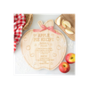Apple Pie Recipe Serving Board