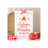 Autumn Skies & Pumpkin Pies Hanging Sign