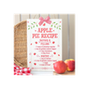 Autumn Skies & Apple Pies Hanging Sign