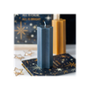 Navy Starry Night Star Shaped Taper Candle