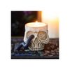 Skull Tealight Holder with Snake
