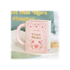 I Love Books Pink Book Shaped Mug