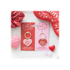 Pair of Soul Sisters Love Heart Keyrings
