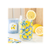 Lemon Print Can Glass