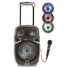 Lexibook Bluetooth Light Trolley Speaker with Karaoke