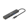 Groov-e Multiport Hub USB-C to 5 Ports (HDMI USB-C and USB-A x 3) - Black