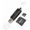 Groov-e SD & Micro SD Memory Card Reader with USB-C USB-A Micro-USB Connetors