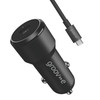 Groov-e USB-C Car Charger 30W with USB-C Cable 1M - Black