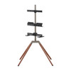 One For All Quadpod Universal TV Stand suitable TV's 32-70 inch - Dark