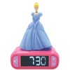 Lexibook 3D Disney Princess Childrens Clock with Night Light