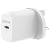 Groov-e USB-C 25W Wall Charger with Power Delivery - White