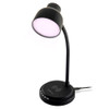 Groov-e Astra LED Lamp with Wireless Charging Pad & Bluetooth Speaker - Black