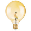 Osram 1906 LED 51W E27 Vintage Filament Gold Glass Globe Dimmable ES Bulb