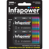 Infapower Rechargeable D Ni-MH Batteries 2500mAh - 2 Pack