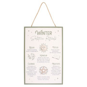 30cm Winter Solstice Rituals MDF Hanging Sign