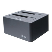 Akasa (DuoDock X3) Dual Bay USB 3.1 Gen1 Type-A Clone Docking Station, 2.5"/3.5" SATA