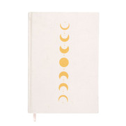 Moon Phase Velvet A5 Notebook