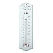 Welcome to My Garden Wall Thermometer