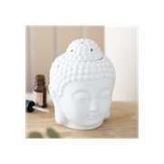White Buddha Head Oil Burner