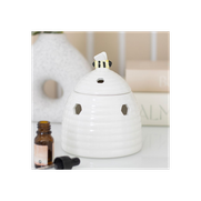 White Beehive Oil Burner
