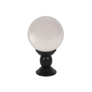 Large Clear Crystal Ball on Stand