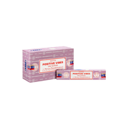 Set of 12 Packets of Positive Vibes Incense Sticks by Satya