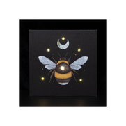 Forest Bee Light Up Canvas Plaque