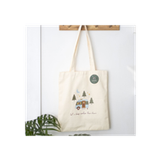 Let's Sleep Under the Stars Caravan Polycotton Tote Bag