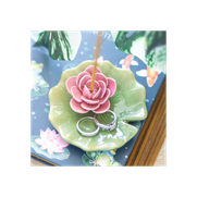 Lily Pad Trinket Dish and Incense Stick Holder
