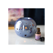 Purple Iridescent Star Oil Burner and Wax Warmer