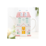 Pastel House Shaped Teapot