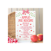 Autumn Skies & Apple Pies Hanging Sign